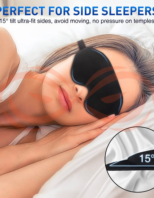 Load image into Gallery viewer, 3D Contoured Cups Sleeping Eye Mask
