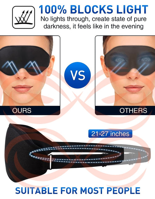 Load image into Gallery viewer, 3D Contoured Cups Sleeping Eye Mask
